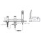 Alfi Brand Polished Chrome Deck Mount 3 Hole Tub Filler & Shower Head AB2464-PC - alternate 4